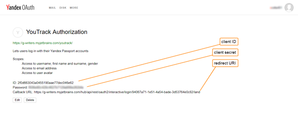 Yandex passport auth registration