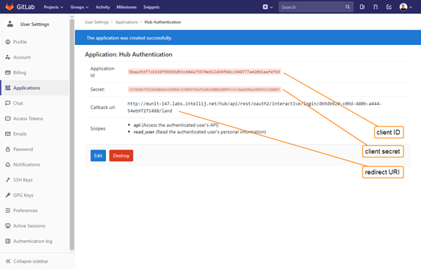 Gitlab auth registration