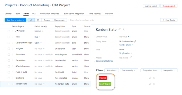 Kanban tutorial cards color scheme