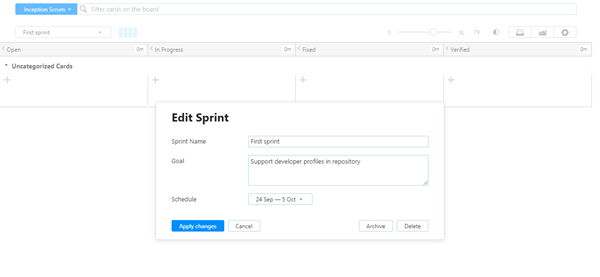 Scrum tutorial edit sprint