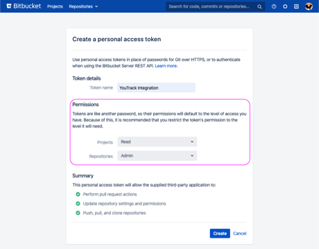 Create a personal access token