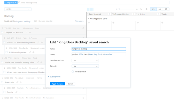 Scrumban backlog query