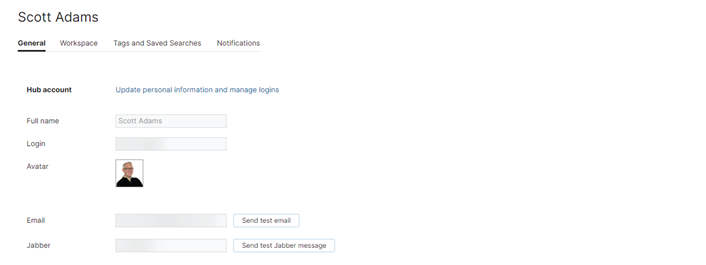 profile Hub account profile Hub account