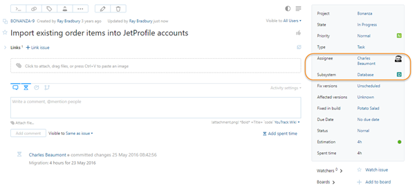 Workflow subsystem assignee Workflow subsystem assignee