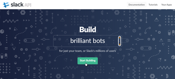Slack integration start building