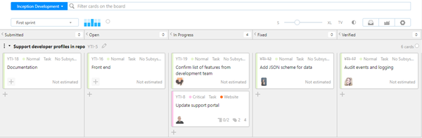 Workflow agile statemachine