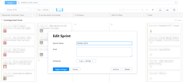 Assignee edit sprint