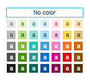 Color palette Color palette