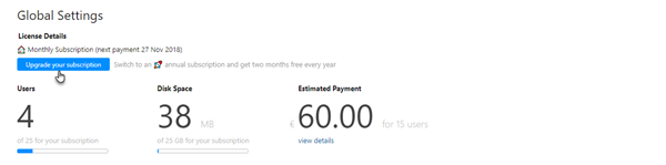 upgrade subscription upgrade subscription