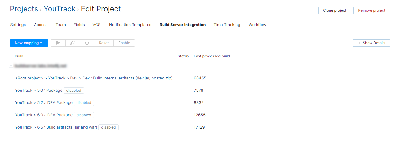 build server integration
