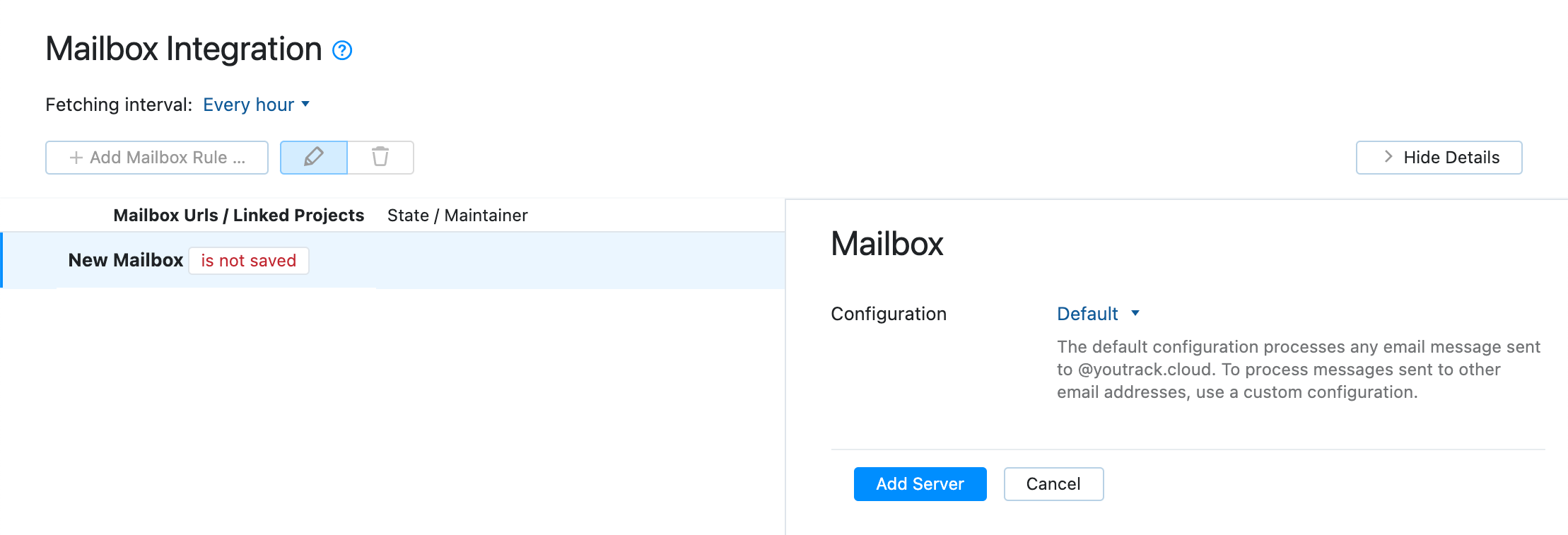 connect to a mail server