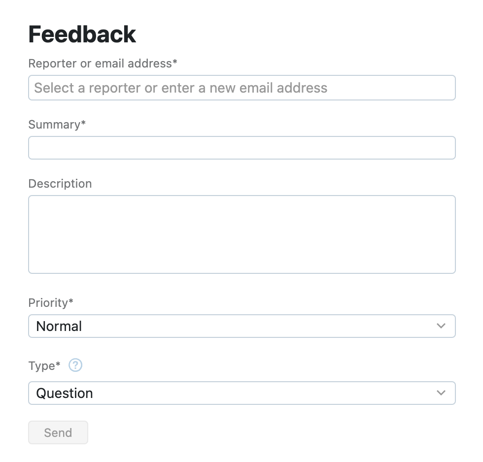 A form to create a ticket for another user.