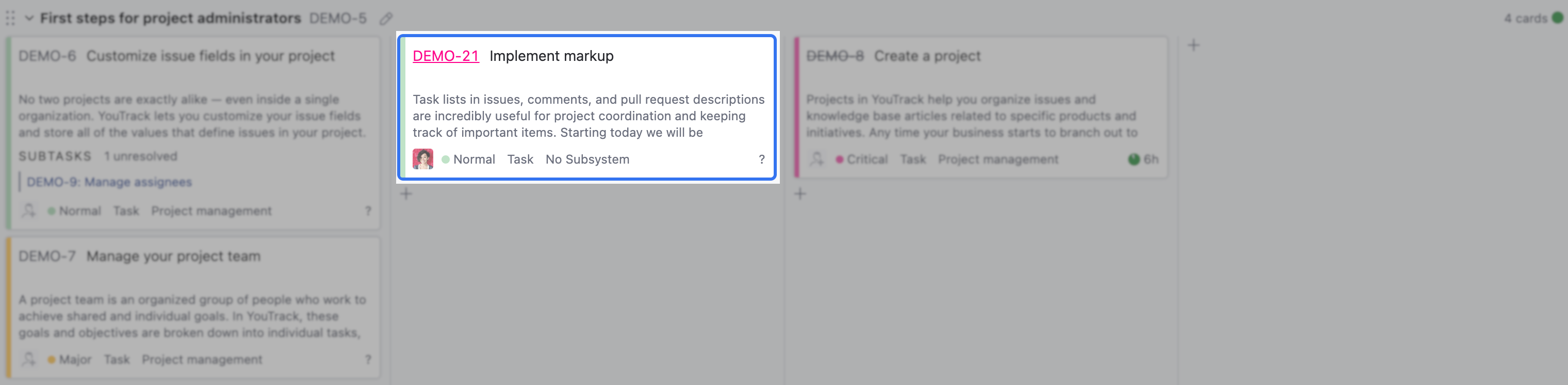 Agile card Agile card