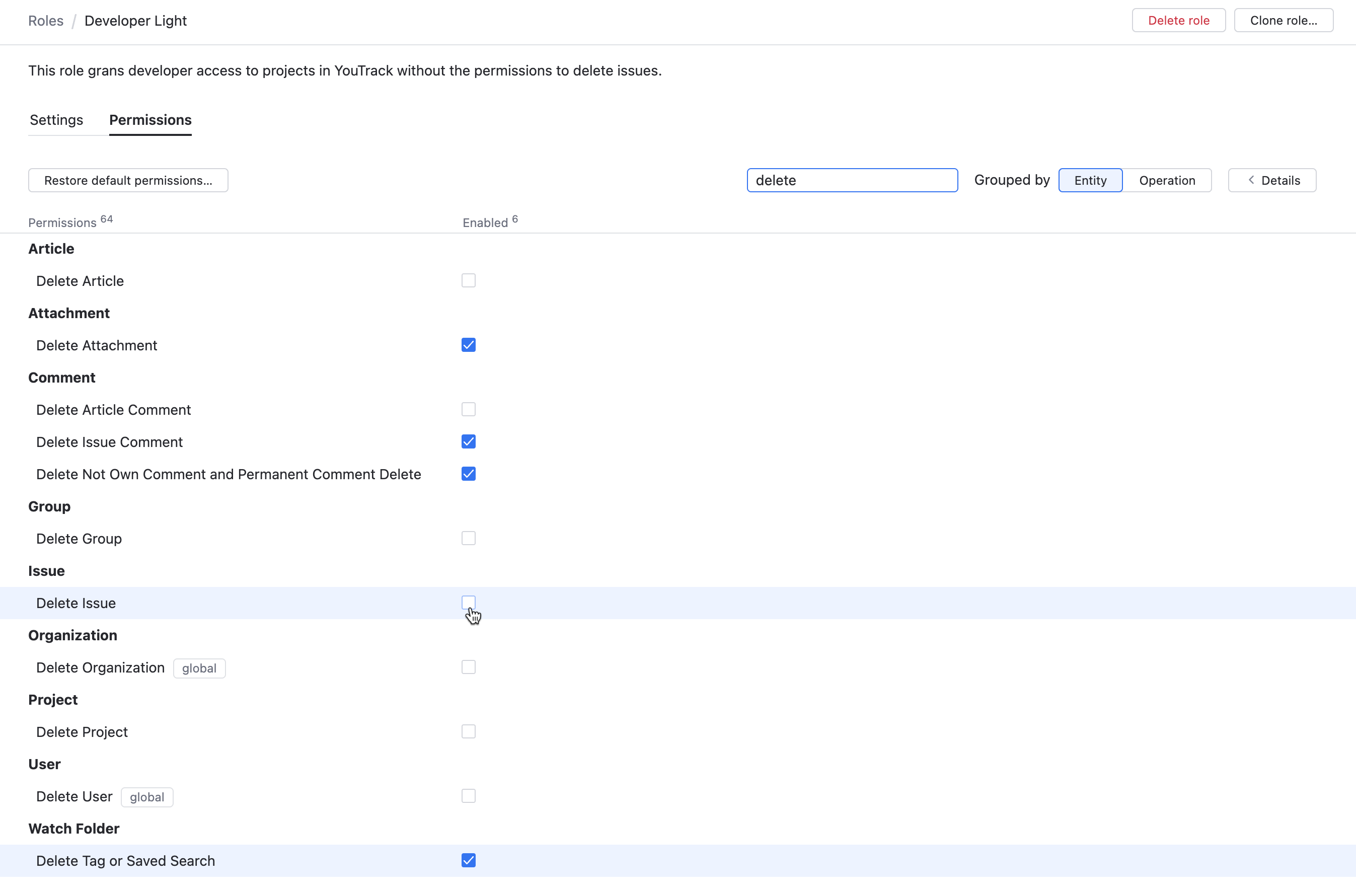 Clone issue update permissions Clone issue update permissions