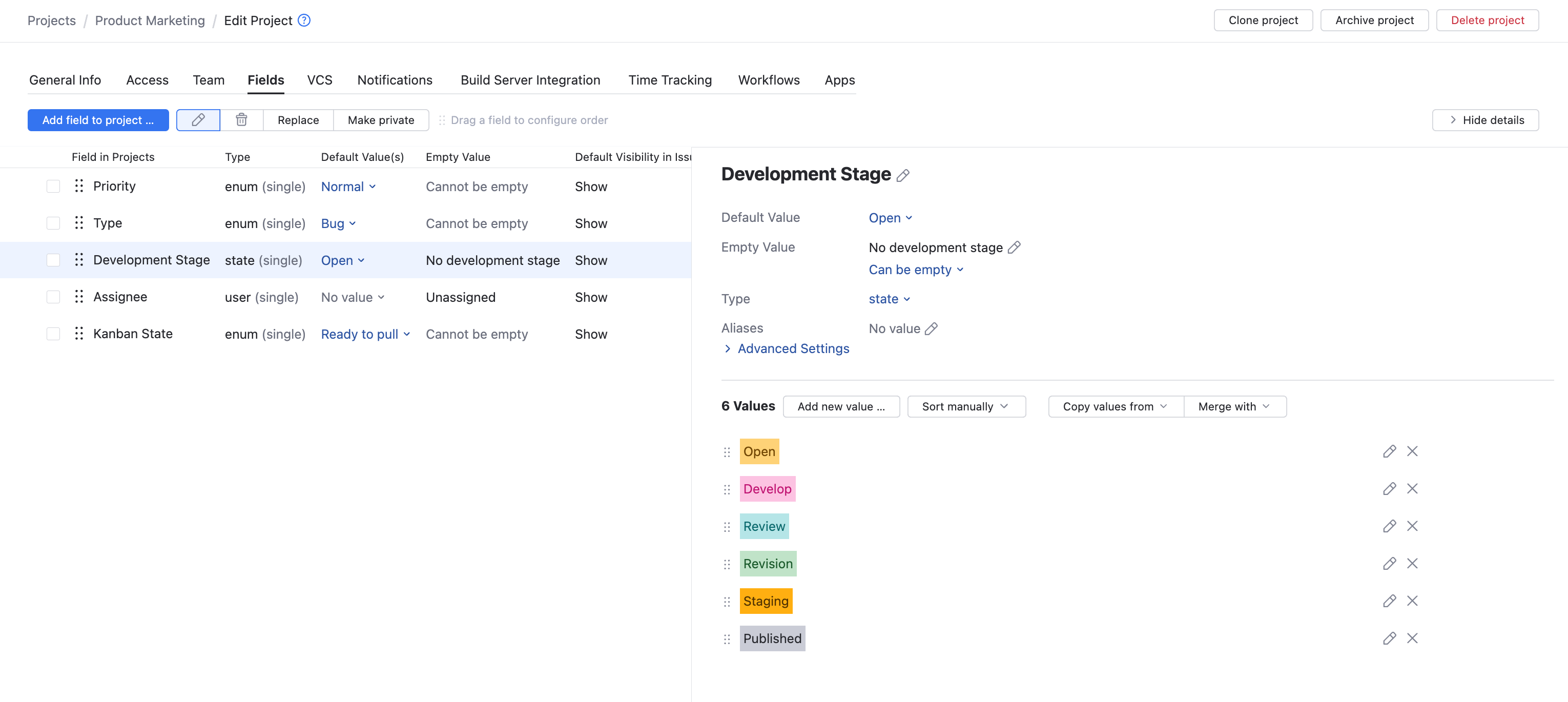 Kanban tutorial project config Kanban tutorial project config