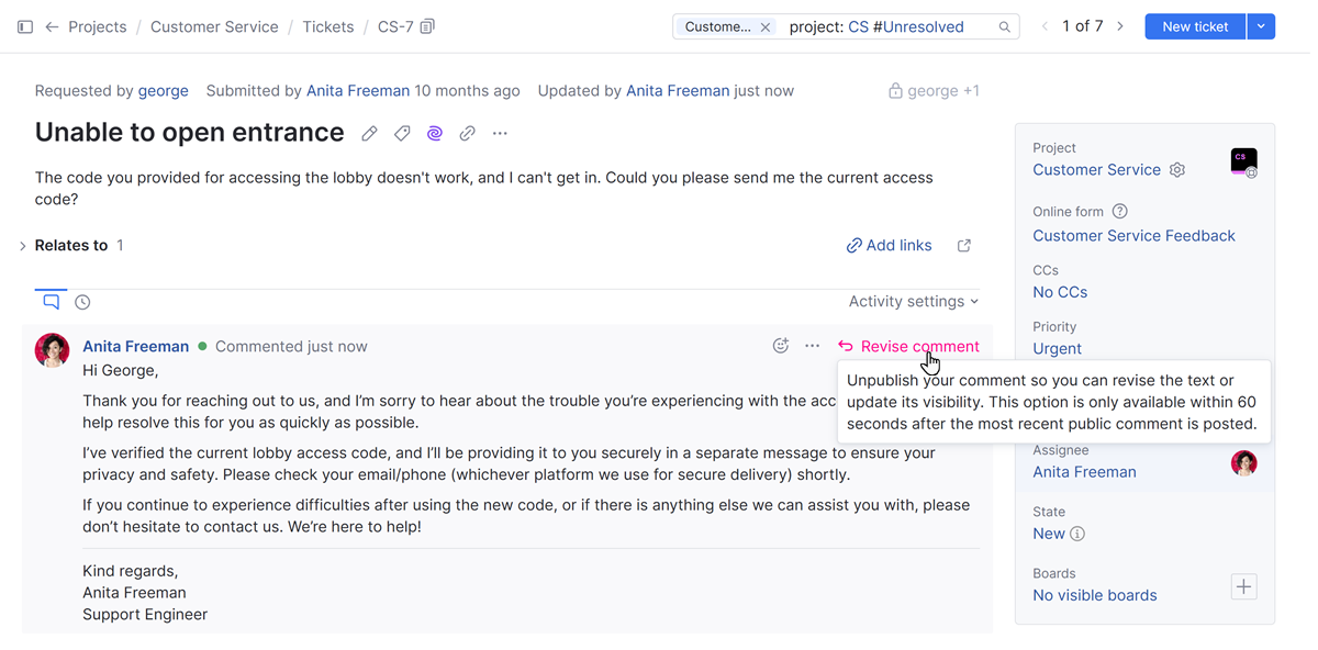 SLA fields SLA fields