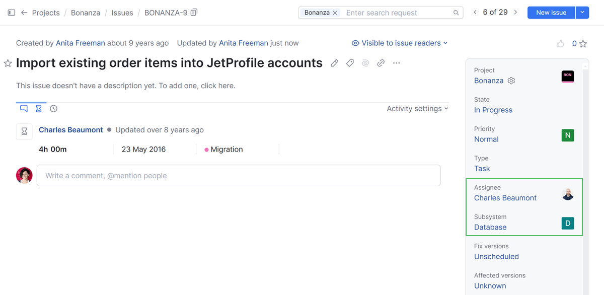 Workflow subsystem assignee Workflow subsystem assignee