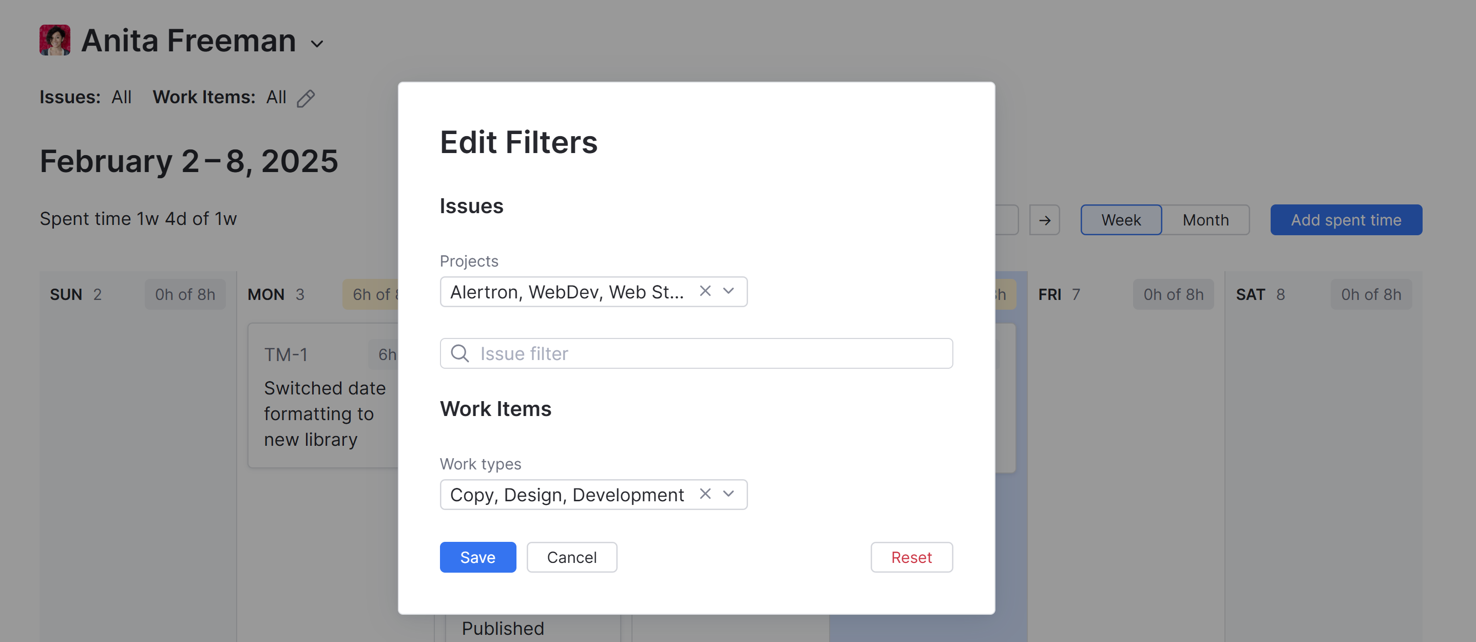 A dialog that lets you add work items to an issue in a project. A dialog that lets you add work items to an issue in a project.