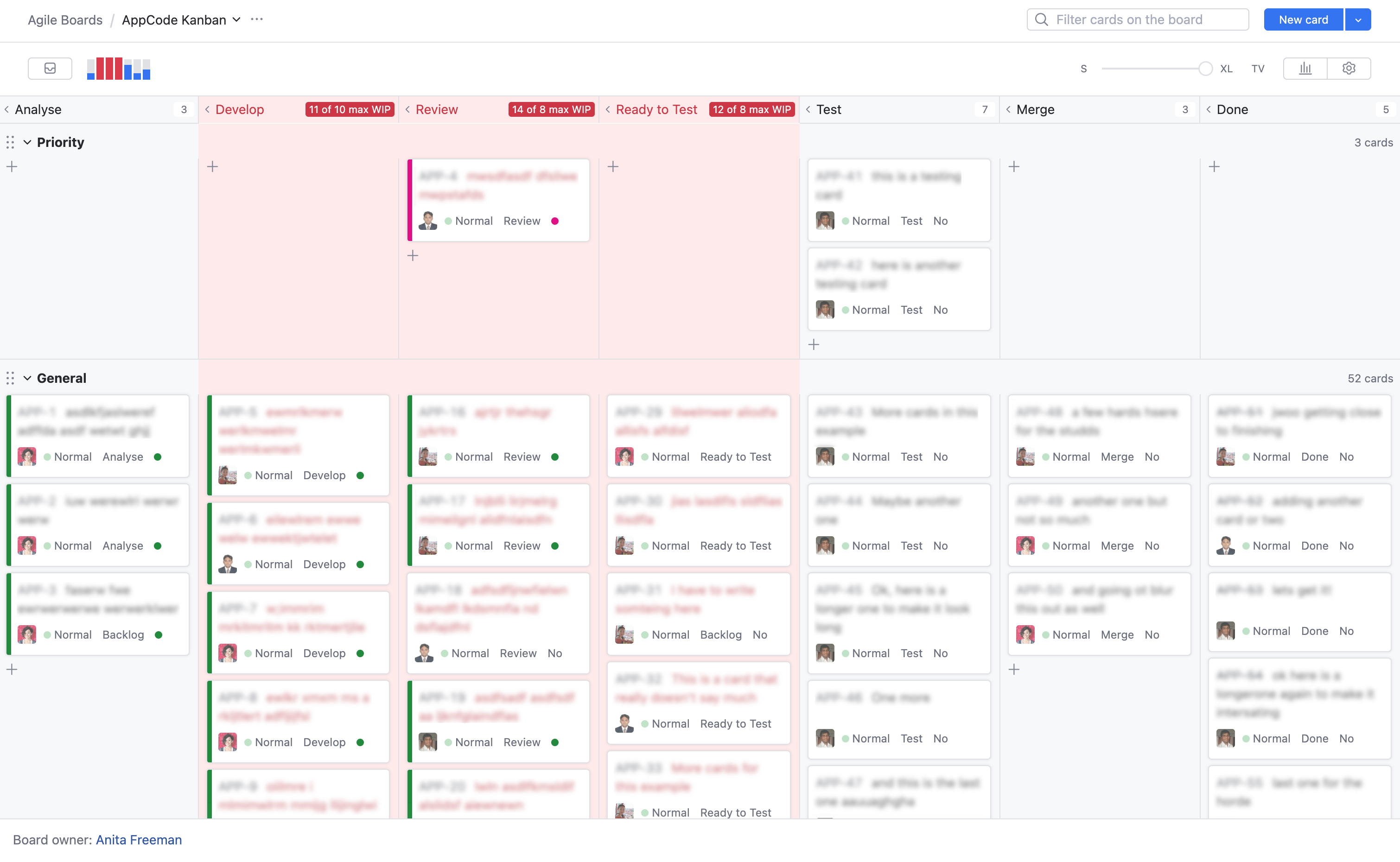 Wip limit board Wip limit board