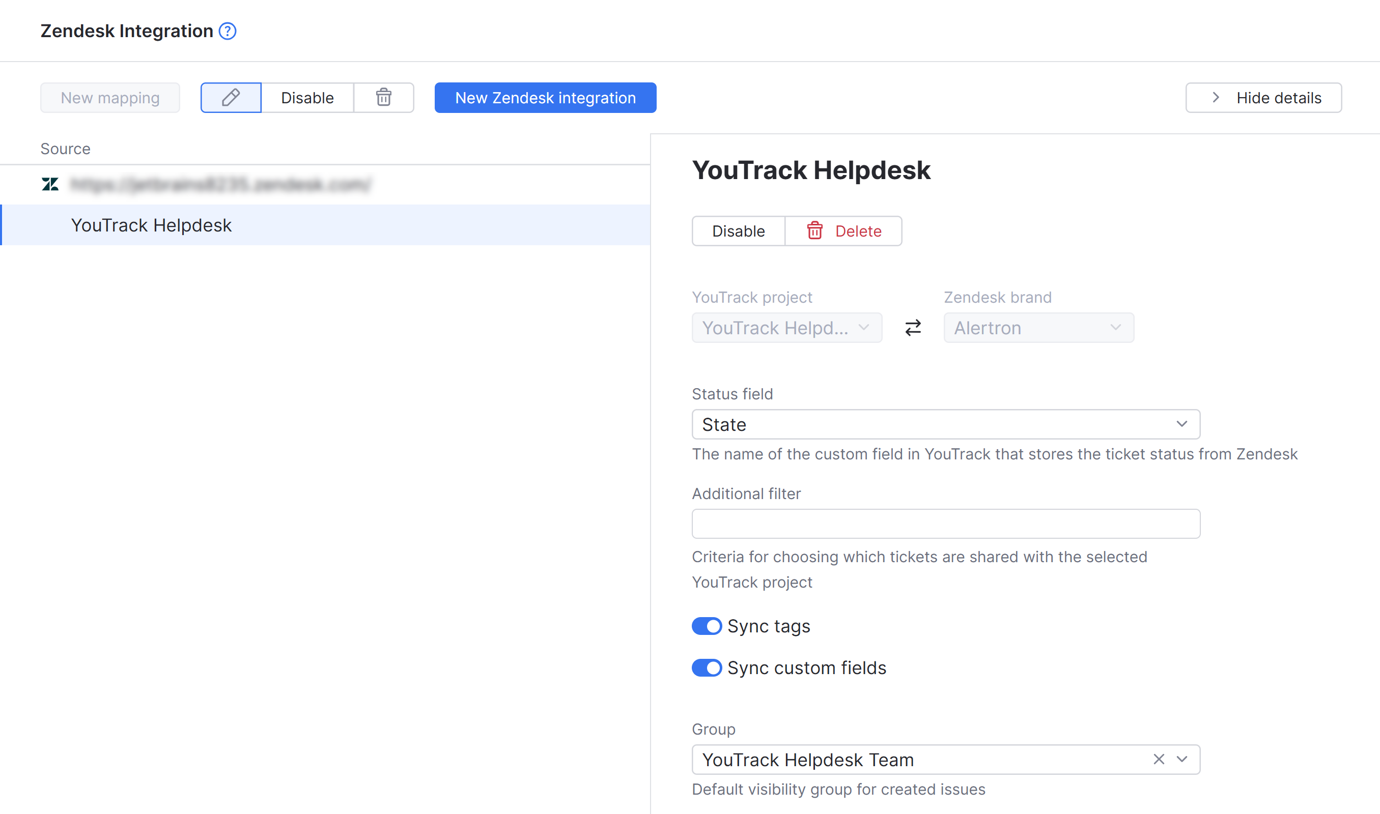 A Zendesk integration mapping A Zendesk integration mapping