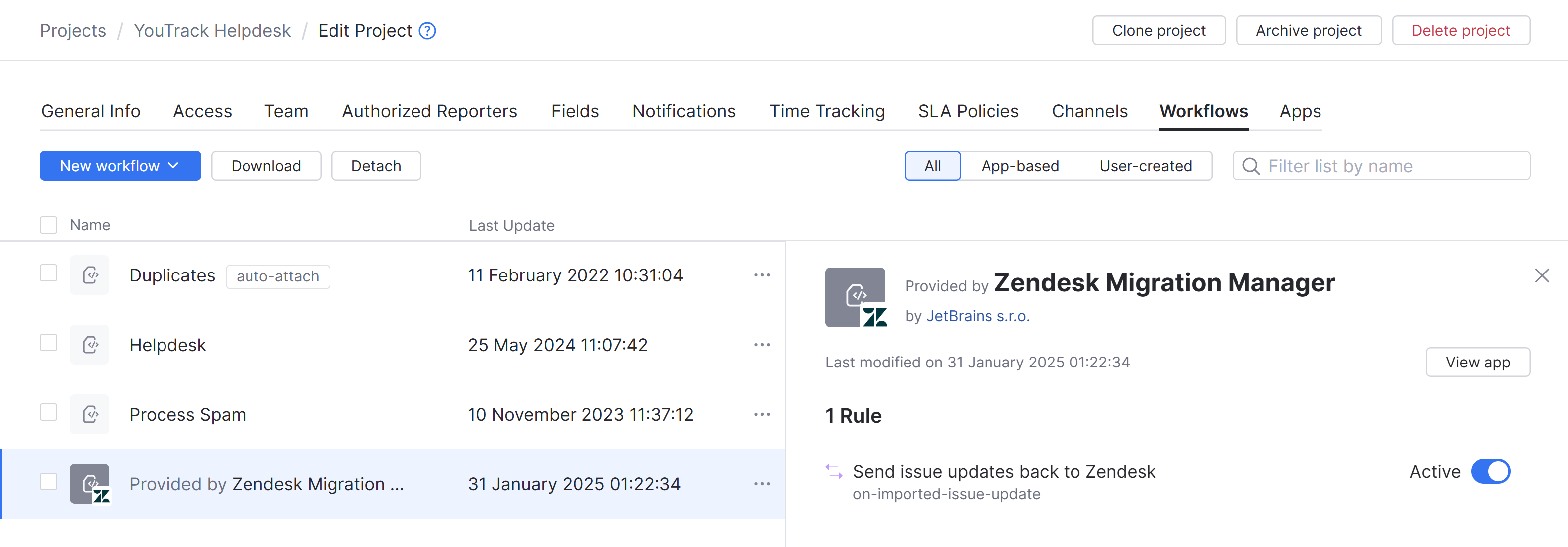 Zendesk client workflow Zendesk client workflow
