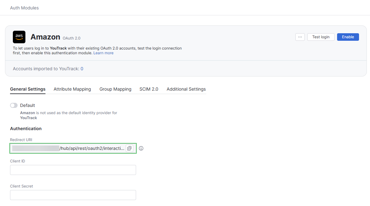 Amazon auth module Amazon auth module