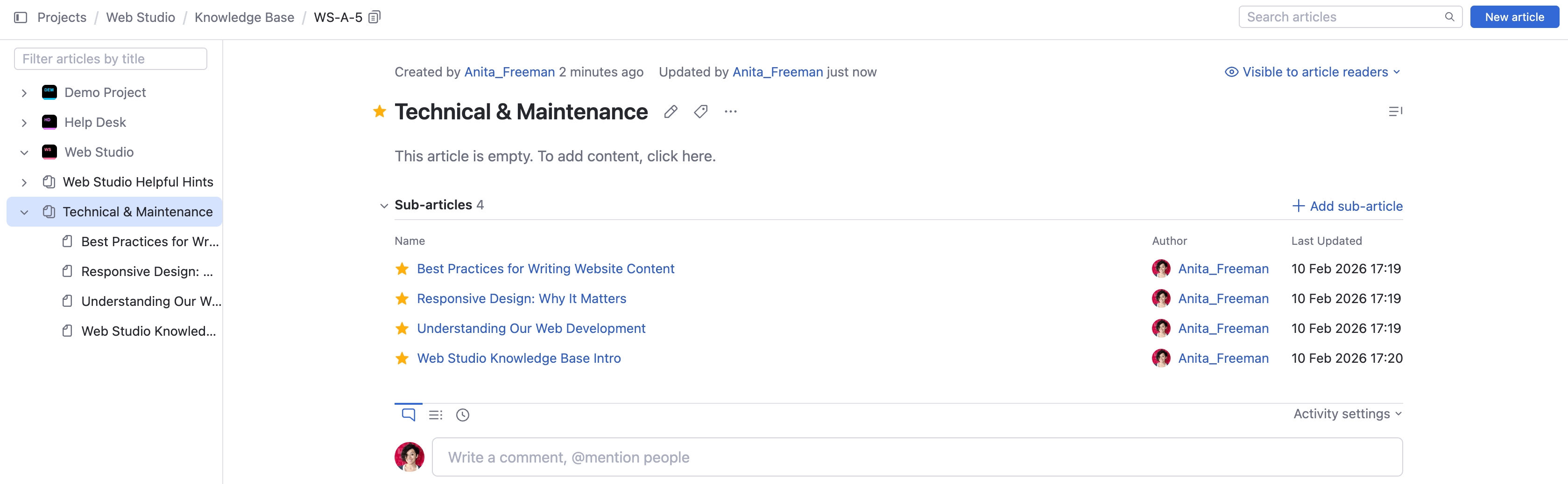 An article that only contains links to sub-articles. An article that only contains links to sub-articles.
