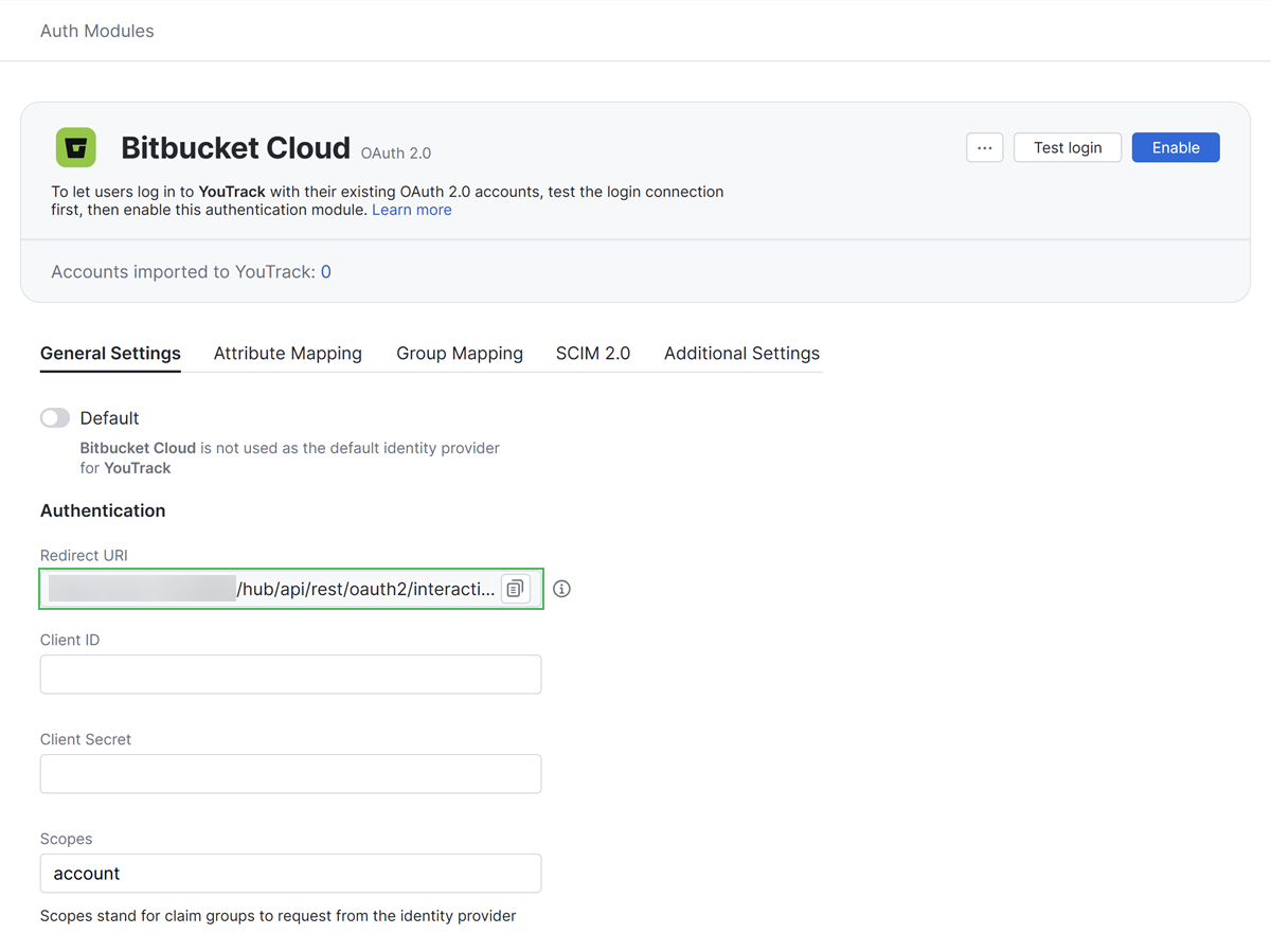 Bitbucket auth redirect uri Bitbucket auth redirect uri