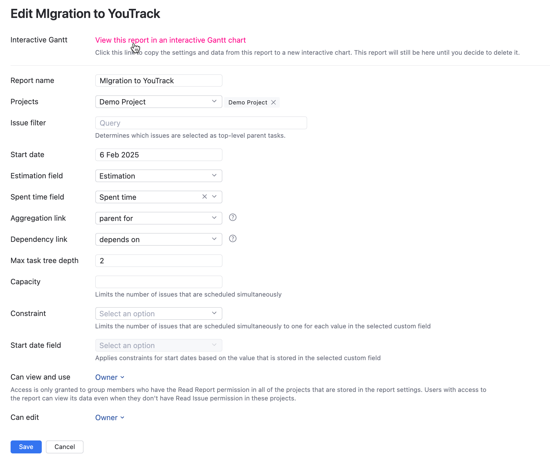 Option to migrate to the interactive chart in the report settings. Option to migrate to the interactive chart in the report settings.