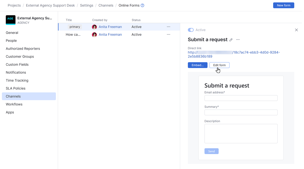 The button for opening a form in edit mode. The button for opening a form in edit mode.
