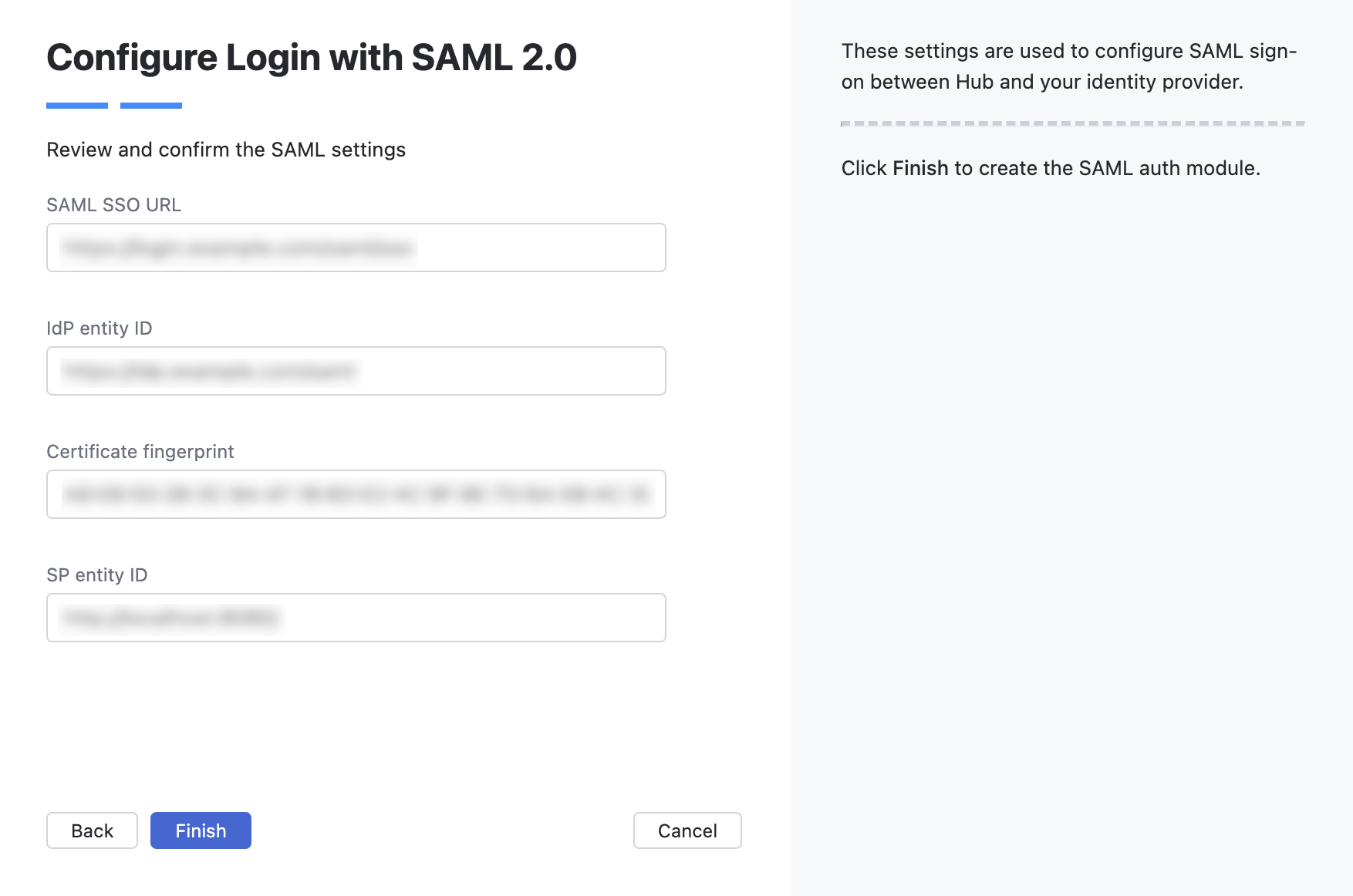Configure Login with SAML 2.0