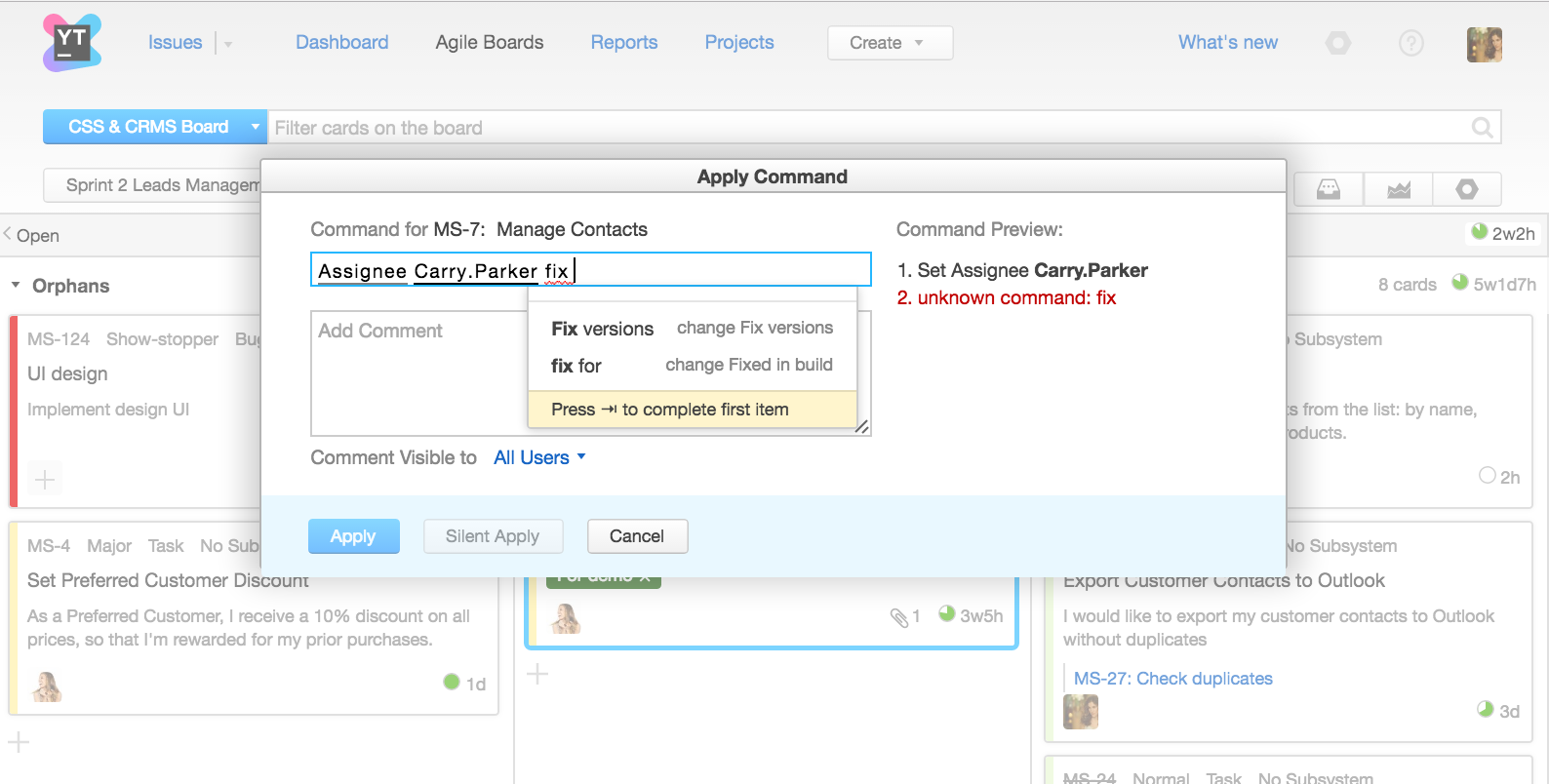 Comments fixed. YOUTRACK Гант. Jetbrains YOUTRACK Gantt. Issues dashboard. Fix Version.