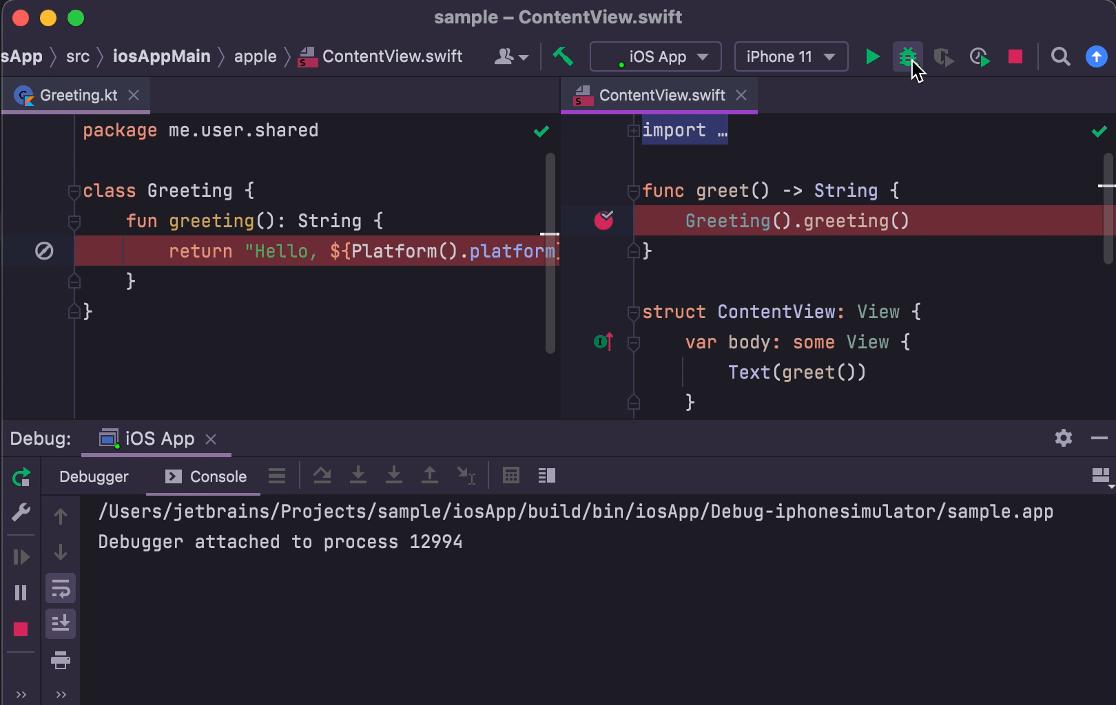 appcode ios simulator