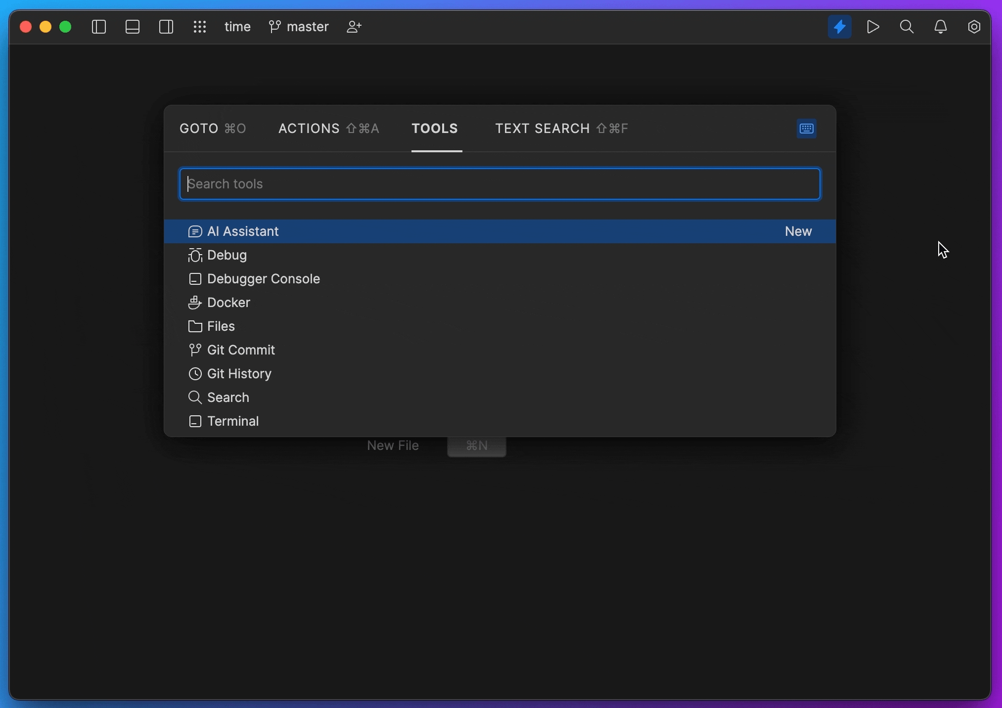 Fleet 1.19: Kopieren in das Terminal