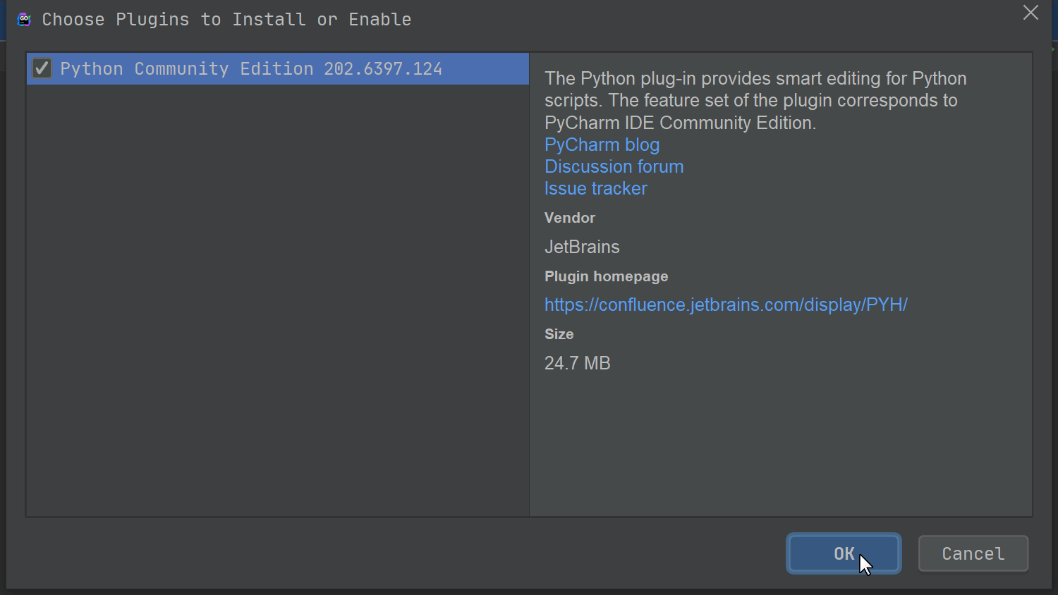 pycharm community edition javascript plugin