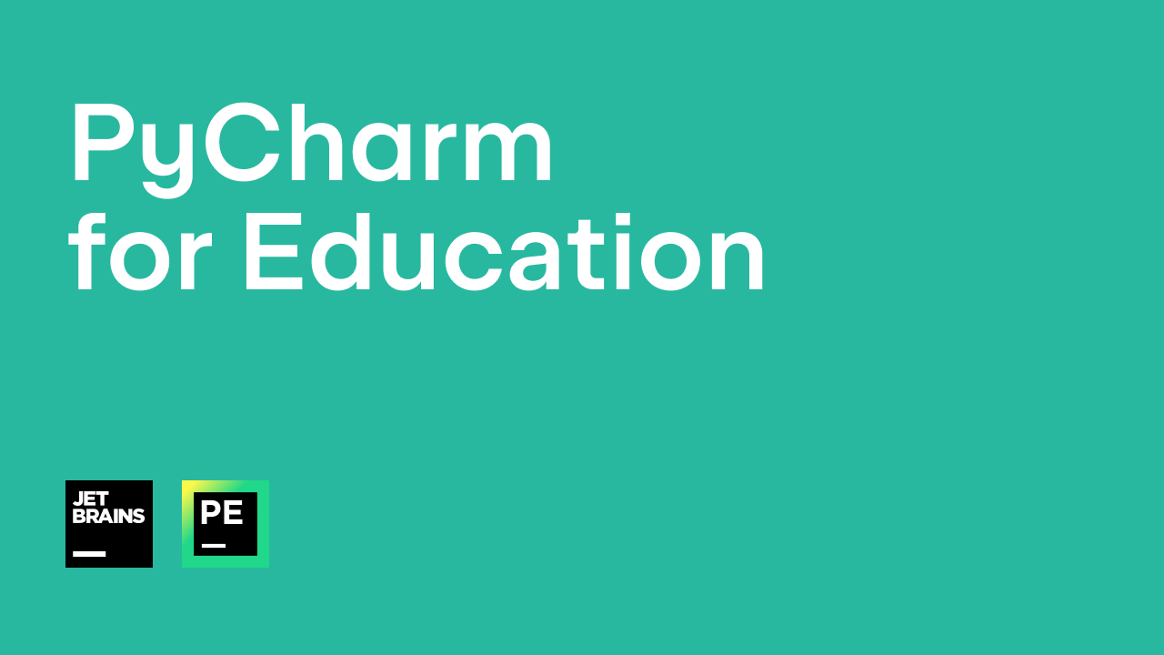 Learn Python with PyCharm for Education