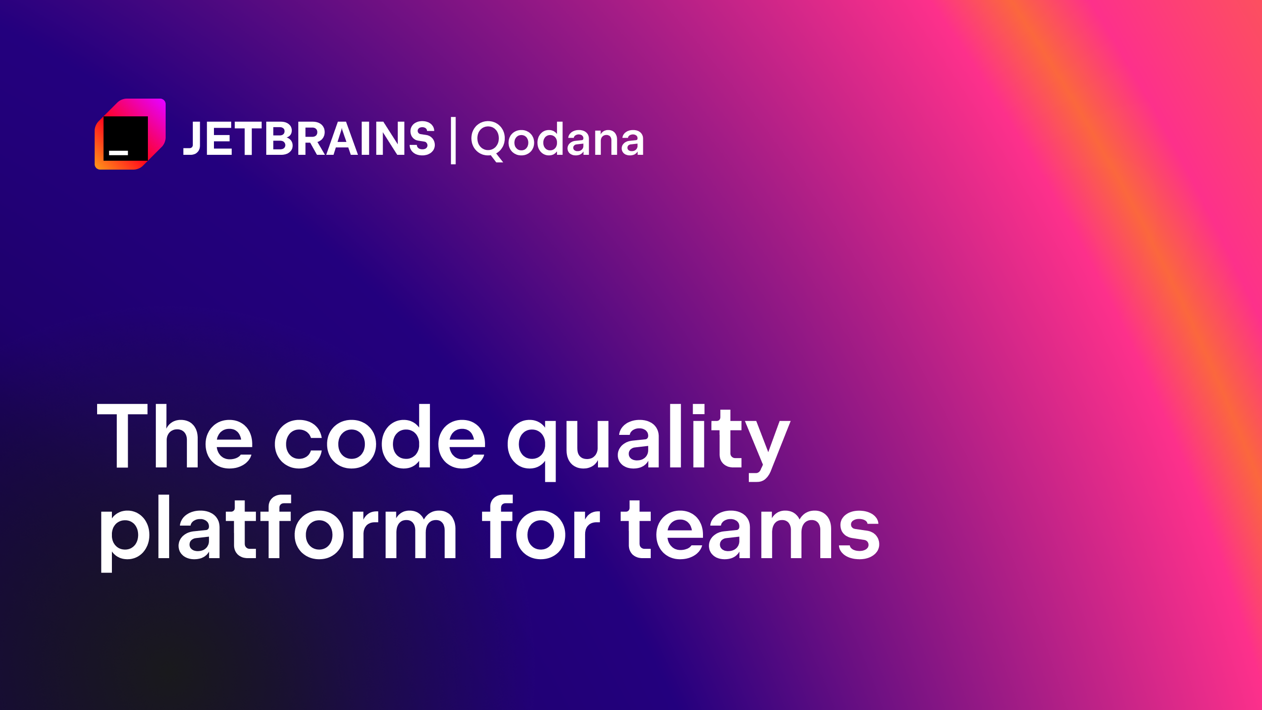 Qodana is a code quality monitoring platform that allows you to evaluate the integrity of code you own, contract, or purchase. It brings into your CI/